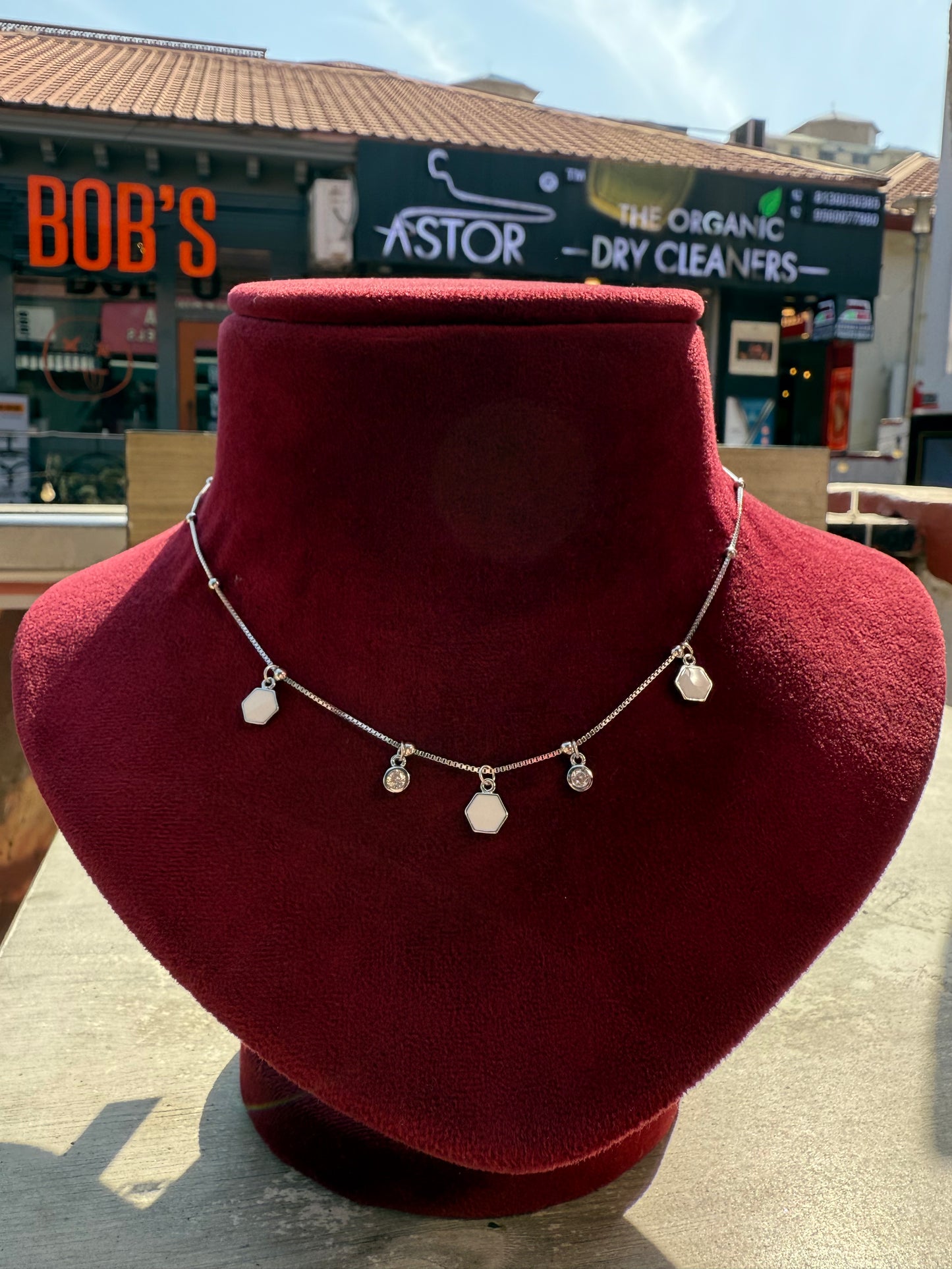 92.5 Silver Tiny Twinkle Necklace