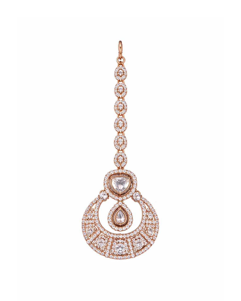 Regal Radiance Rose Gold AD Set