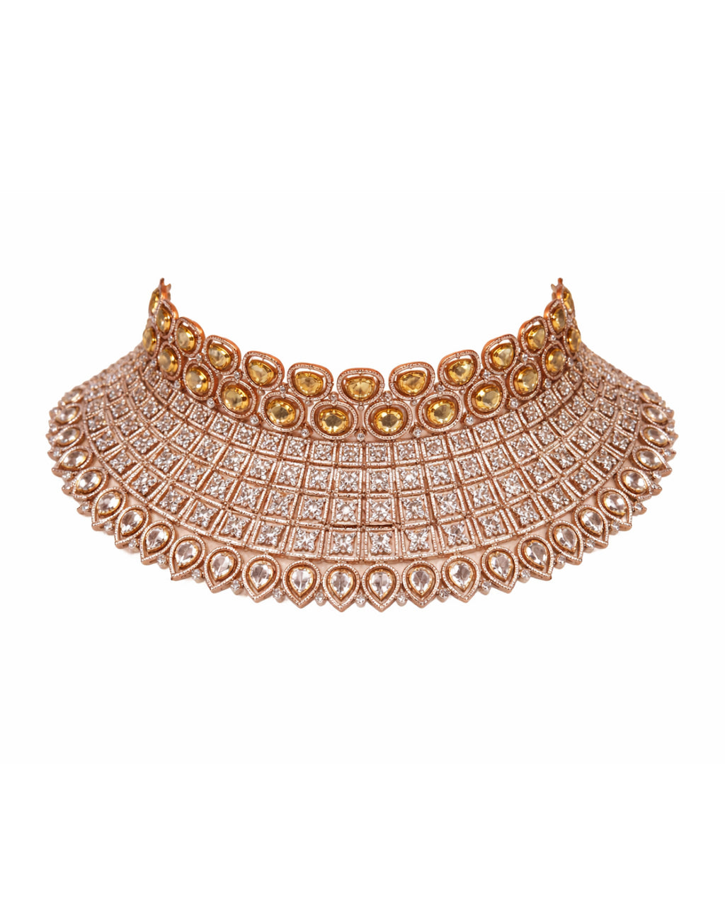 Regal Radiance Rose Gold AD Set