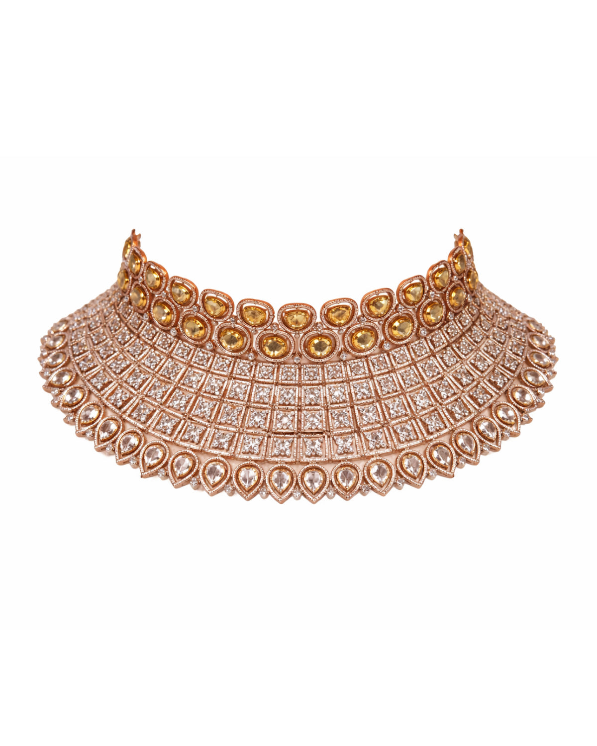 Regal Radiance Rose Gold AD Set