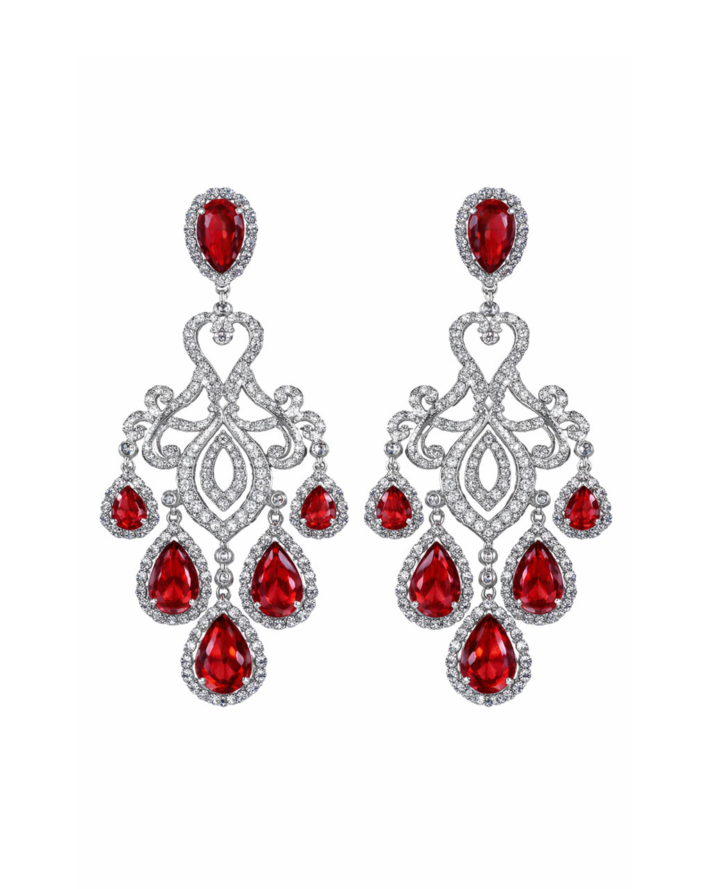 Scarlet Majesty Diamond Drape Set