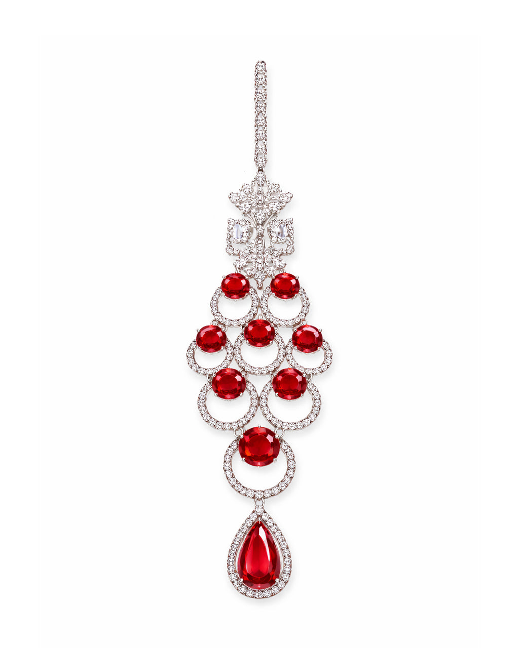 Scarlet Majesty Diamond Drape Set