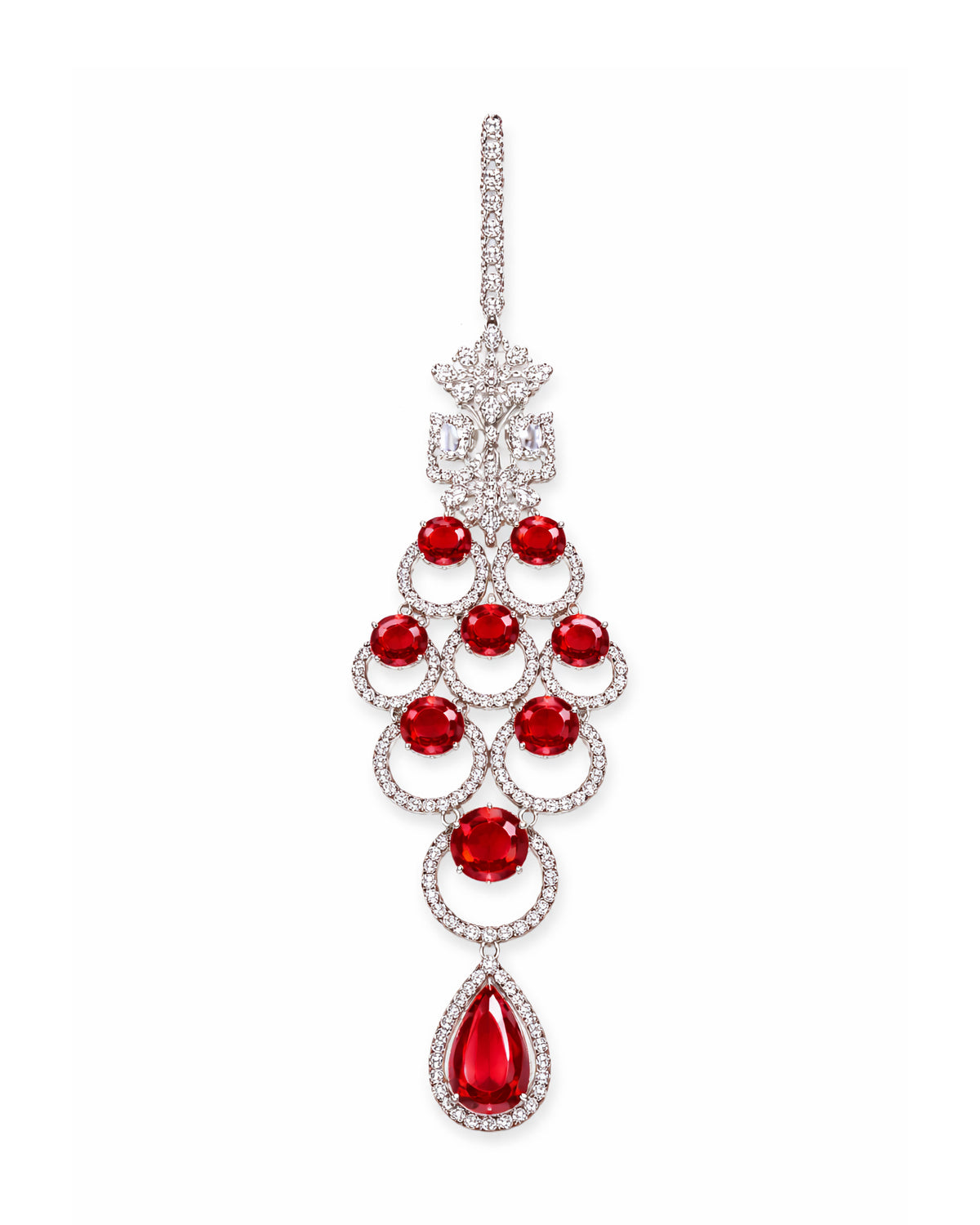 Scarlet Majesty Diamond Drape Set