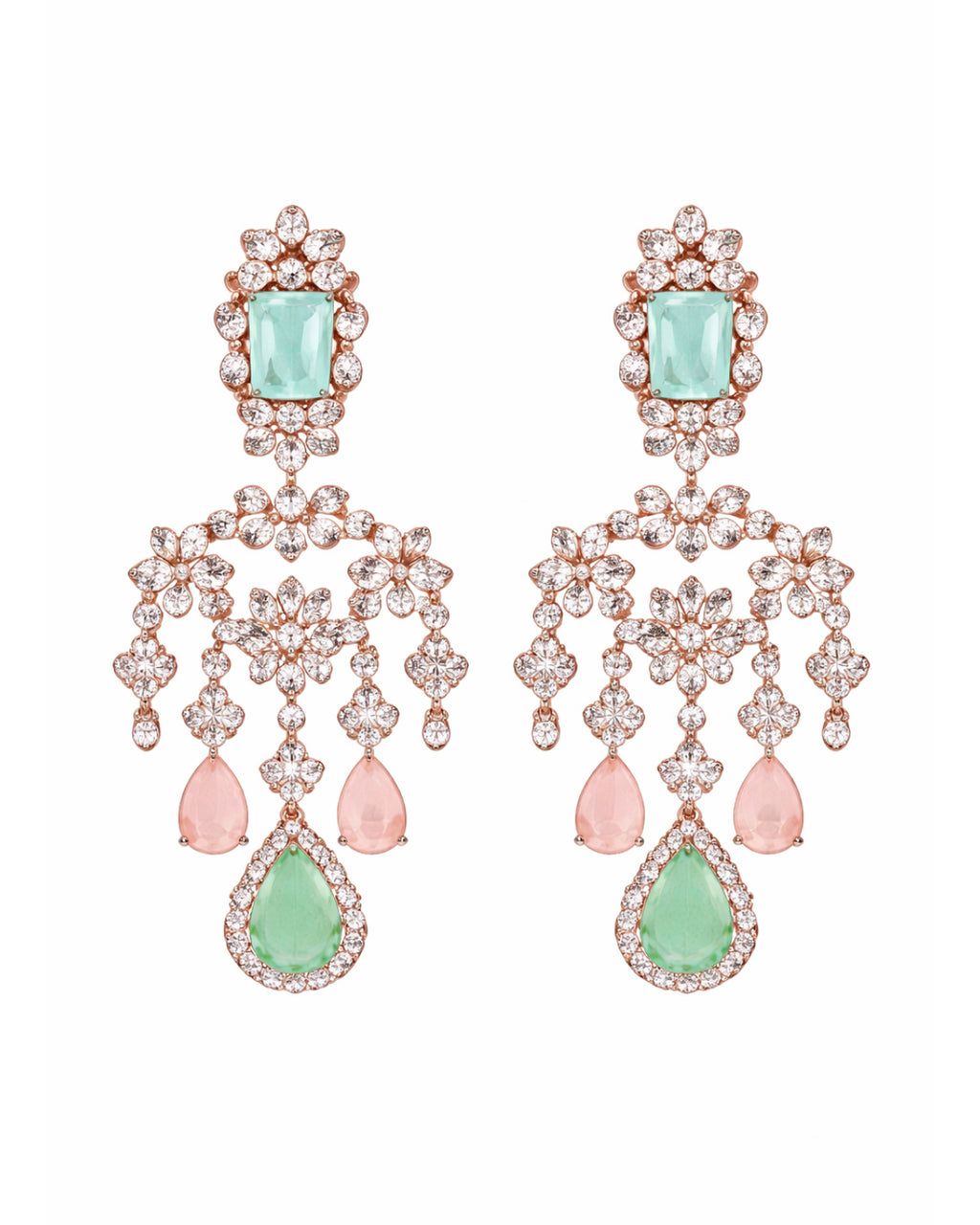 Pastel Emerald Blush AD Set