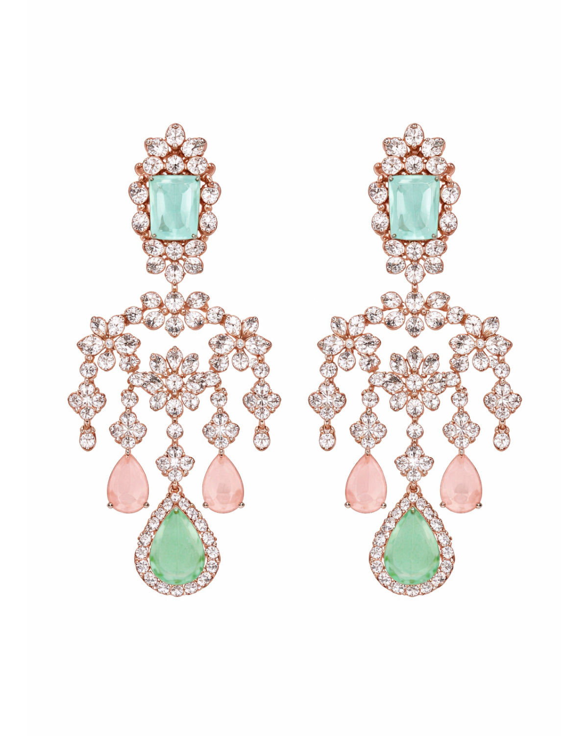 Pastel Emerald Blush AD Set
