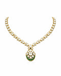 Emerald Pendant Necklace Classic Heritage with Earrings
