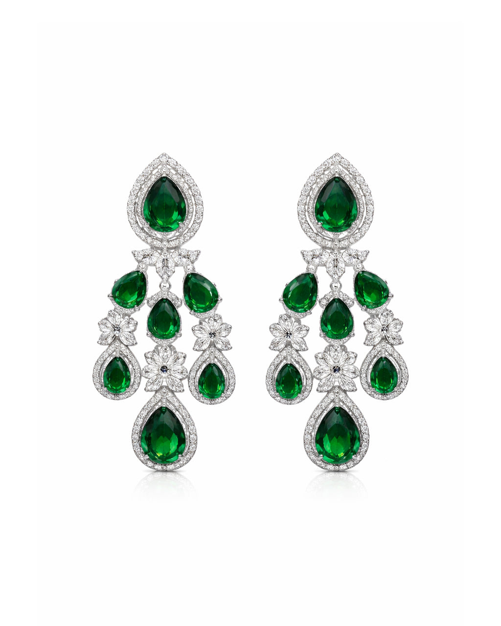 Emerald Royale American Diamond Set