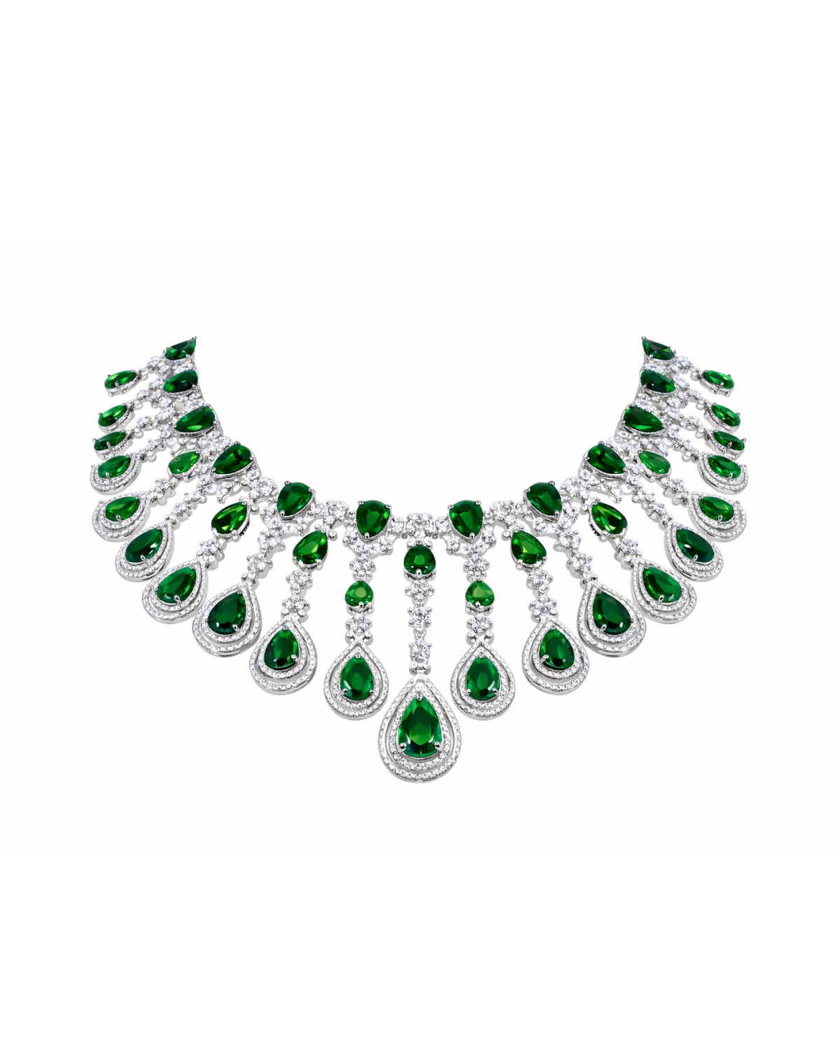 Emerald Royale American Diamond Set