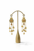 Regal Ethnic Multi Chain Statement Earrings