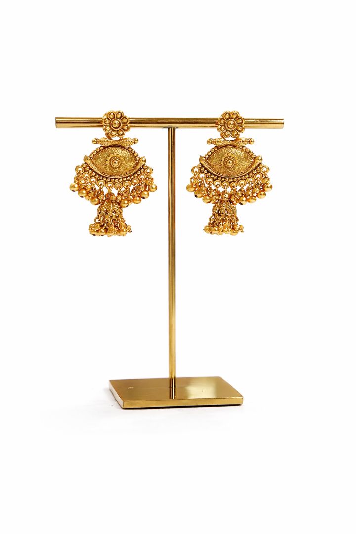Traditional Goddess Motif Bridal Necklace with Earrings and Maangtika