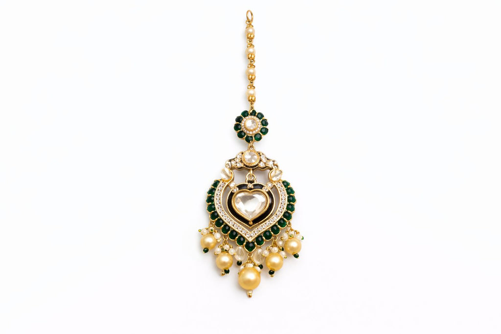 Emerald Heirloom Victorian Bridal Set