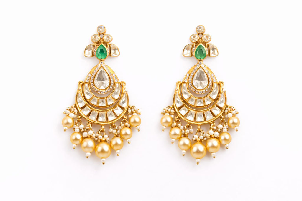 Traditional Uncut Stone Statement Choker with Earring and Maangtika