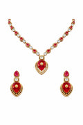 Royal Red Victorian Statement Jewellery Set