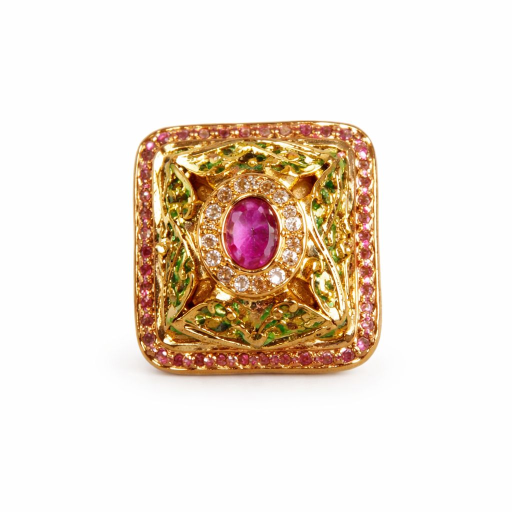 Exquisite Ruby Jadau Ring