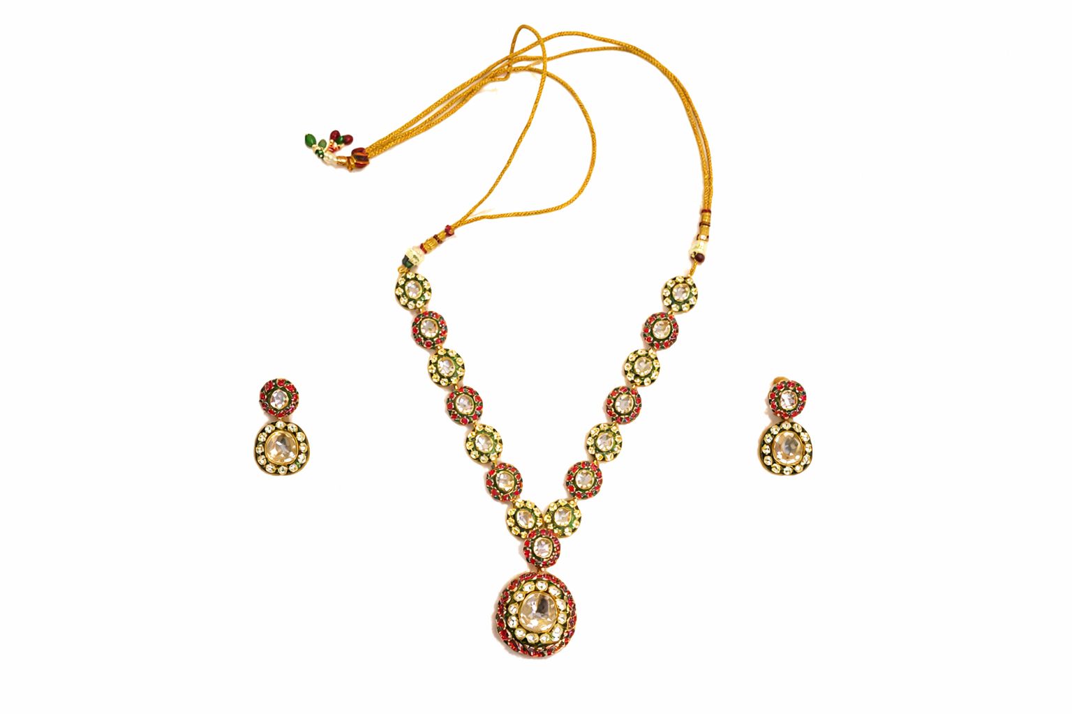 Classic Kundan Meenakari Festive Set