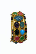 Multicolor Gemstone Studded Openable Kada
