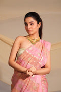 Heritage Motif Handcrafted Temple Necklace with Earrings
