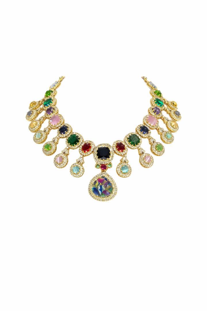 Royal Multi-Stone Victorian Set