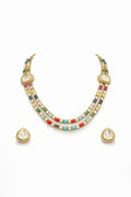 Multi-Colour Victorian Set with Stud Earrings