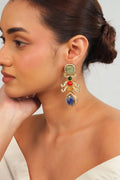 Contemporary Ethnic Drop Earrings