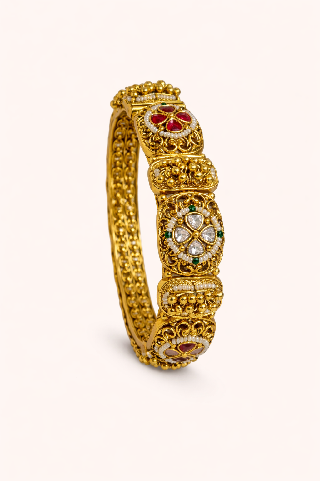 Temple Heritage South Gold Bangles