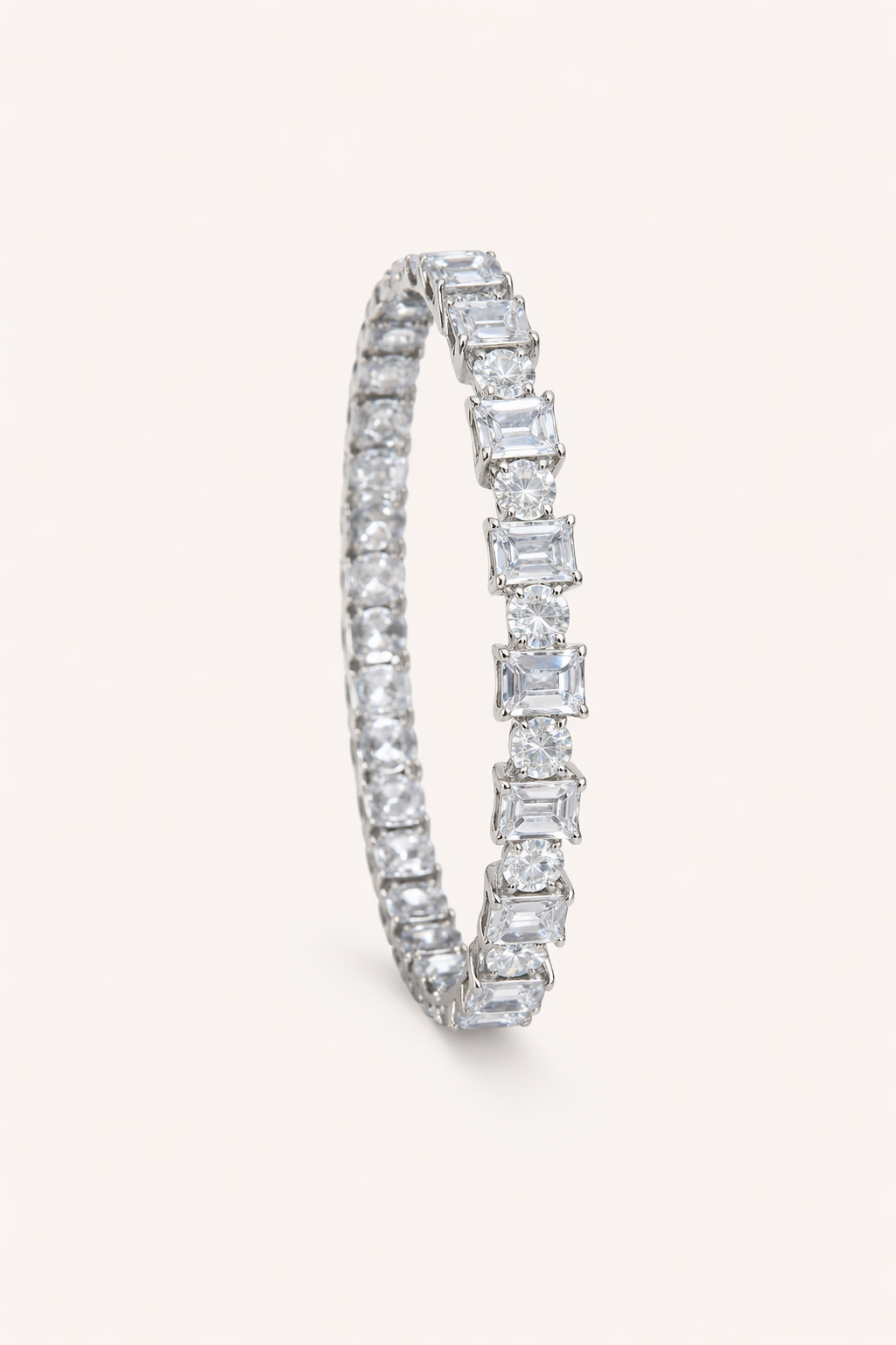 Radiant Square American Diamond Bangles