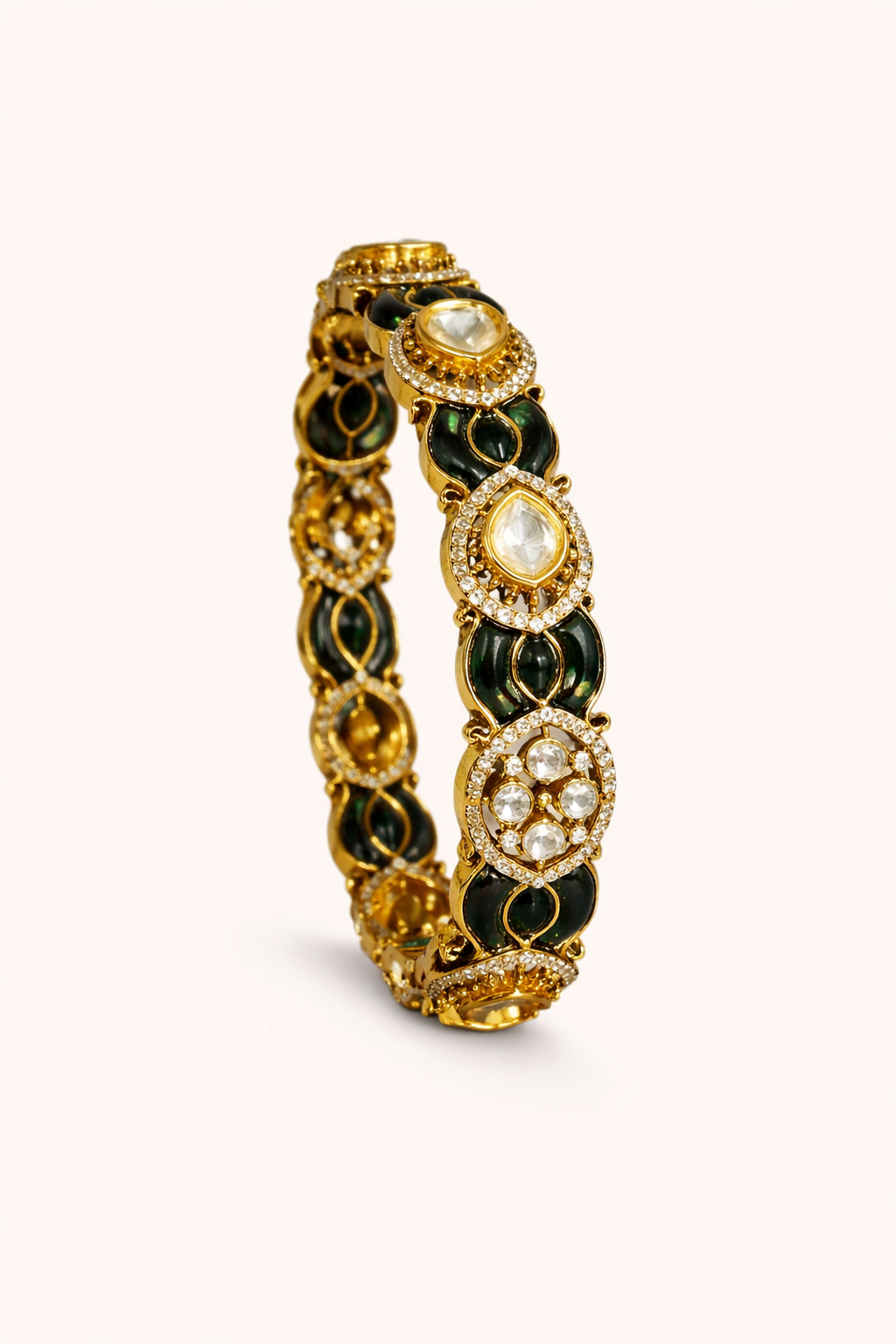 Ruby Regal Victorian Statement Bangles